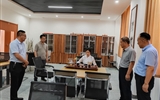 西北師范大學(xué)梁旺兵一行來(lái)?？疾熘笇?dǎo)